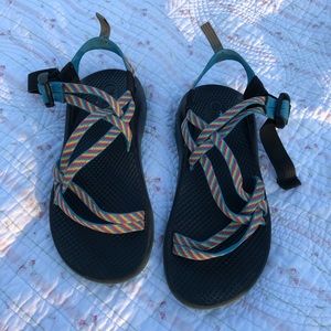 Chacos size 4  rainbow